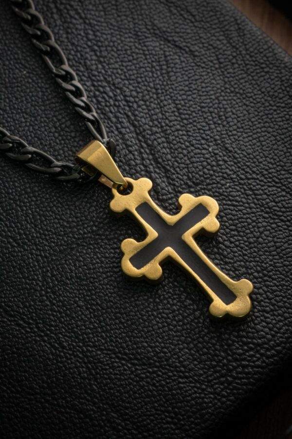 Collar Cruz Aurea - Imagen 2